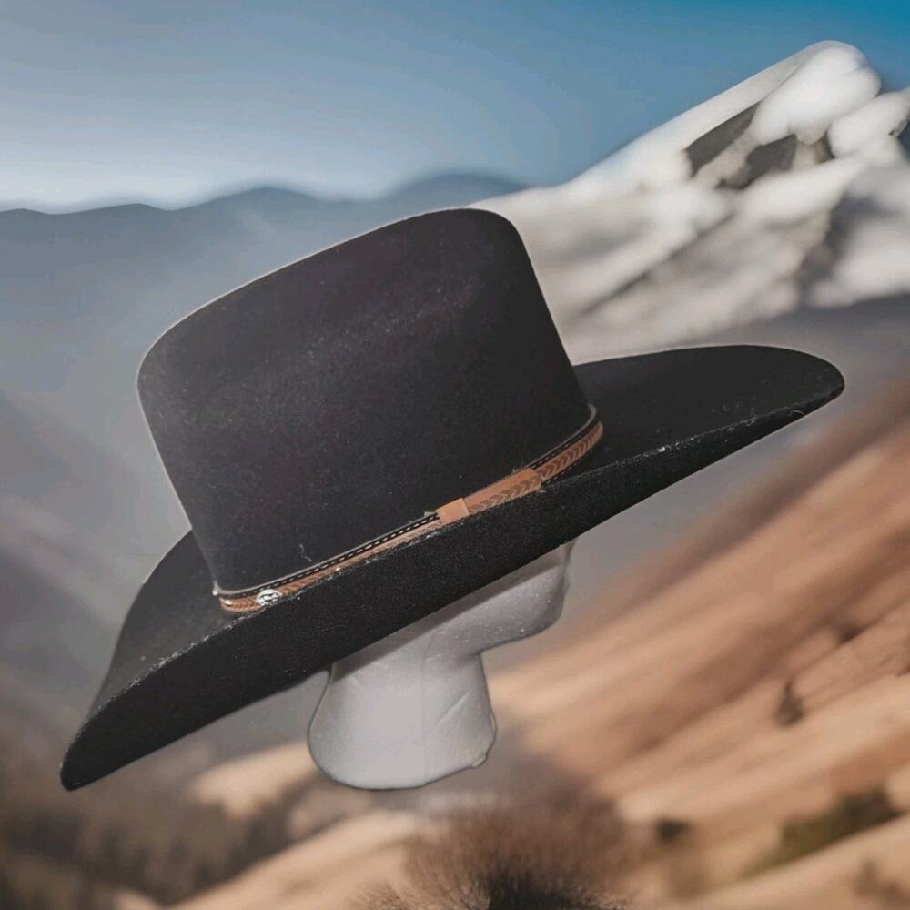 Cody James 3X Wool Blend Felt Black LAMARIE HAT MEN'S SIZE 7 1/8